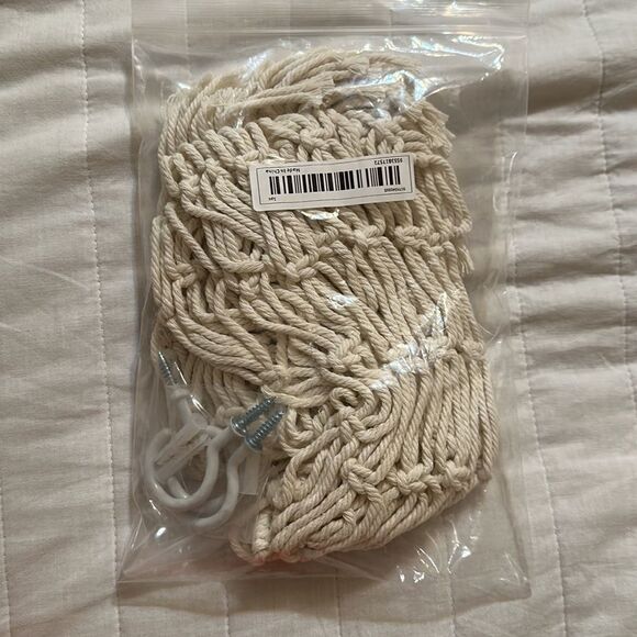 Macrame Hanging Stuffed Animal Hammock Storage - Picture 4 of 5